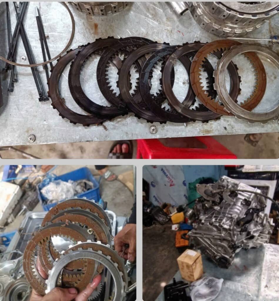 Chi tiết bên trong hộp số Mercedes trong quá trình đại tu tại VES Workshop