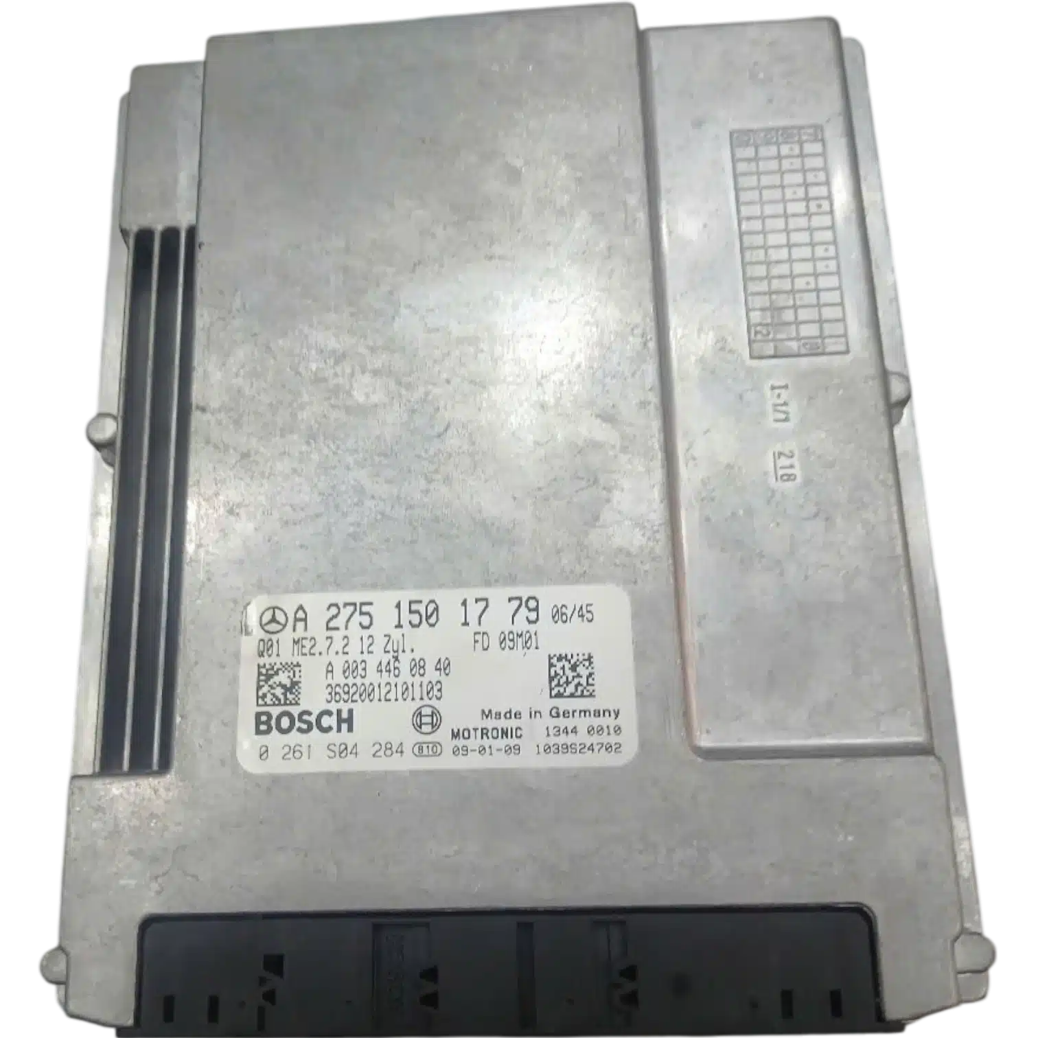 MÔ-ĐUN ĐIỀU KHIỂN ĐỘNG CƠ MERCEDES-BENZ MÃ PHỤNG TÙNG ECU ECM A 275 150 17 79 ECU ECM MERCEDES-BENZ A 275 150 17 79 , A2751501779 0 261 S04 284 , 0261S04284 MÔ-ĐUN ĐIỀU KHIỂN ĐỘNG CƠ MERCEDES-BENZ
MÃ PHỤNG TÙNG ECU ECM
A 275 150 17 79
ECU ECM MERCEDES-BENZ
A 275 150 17 79 , A2751501779
0 261 S04 284 , 0261S04284