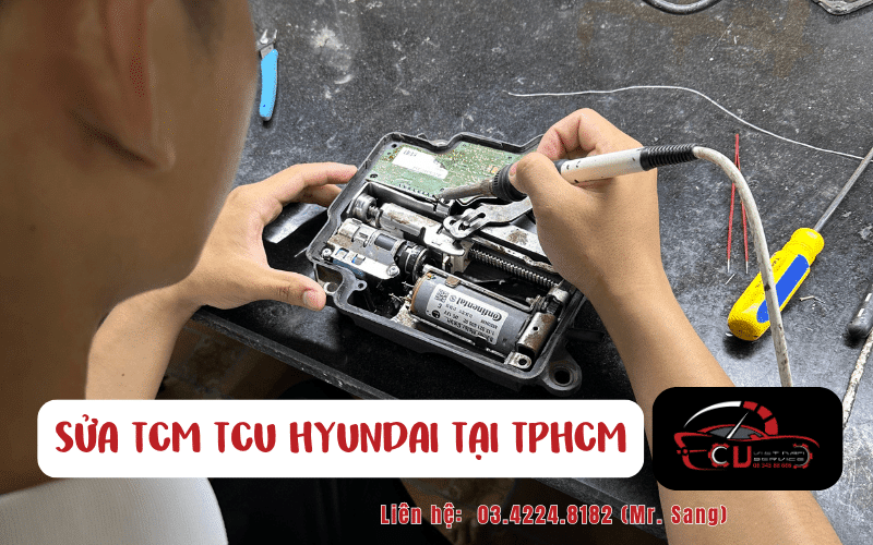 Kiểm tra, chẩn đoán lỗi TCM TCU Hyundai bằng máy móc chuyên dụng