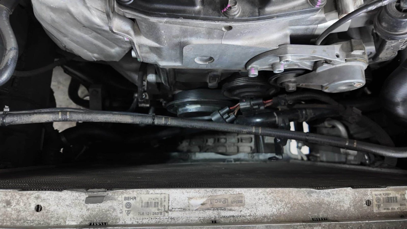 kiểm tra các bộ phận liên quan 