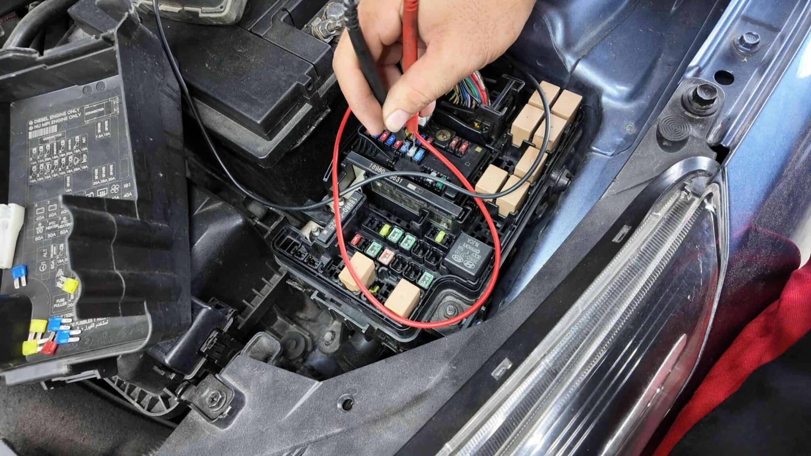 Đèn chiếu sáng mờ hoặc chập chờn