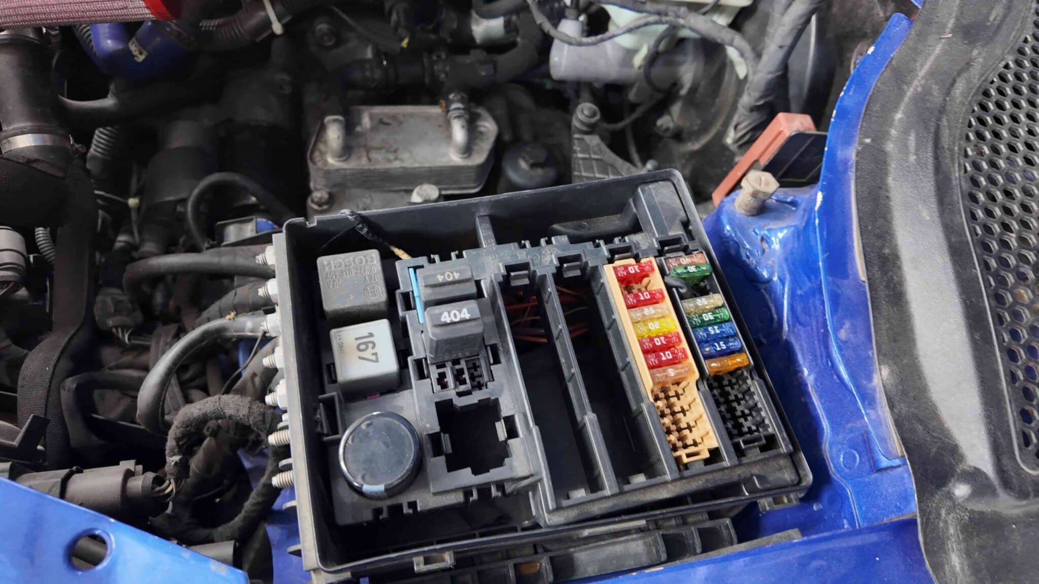 Các thành phần chính của hệ thống điện Audi TT