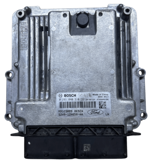 HỘP ĐIỀU KHIỂN ĐỘNG CƠ ECU ECM FORD TRANSIT - EURO 6 Mã phụ tùng ECU ECM  0 281 040 310   ECU, ECM FORD BOSCH 0 281 040 310 , 0281040310 MD1CS089 HK9ZA , MD1CS089HK9ZA S2W9-12A650-AA , S2W912A650AA