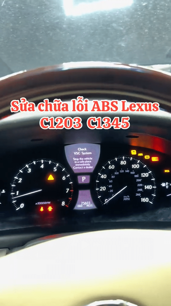 SỬA LỖI ABS TOYOTA-LEXUS C1345/66 - LINEAR SOLENOID VALVE OFFSET LEARNING UNDONE