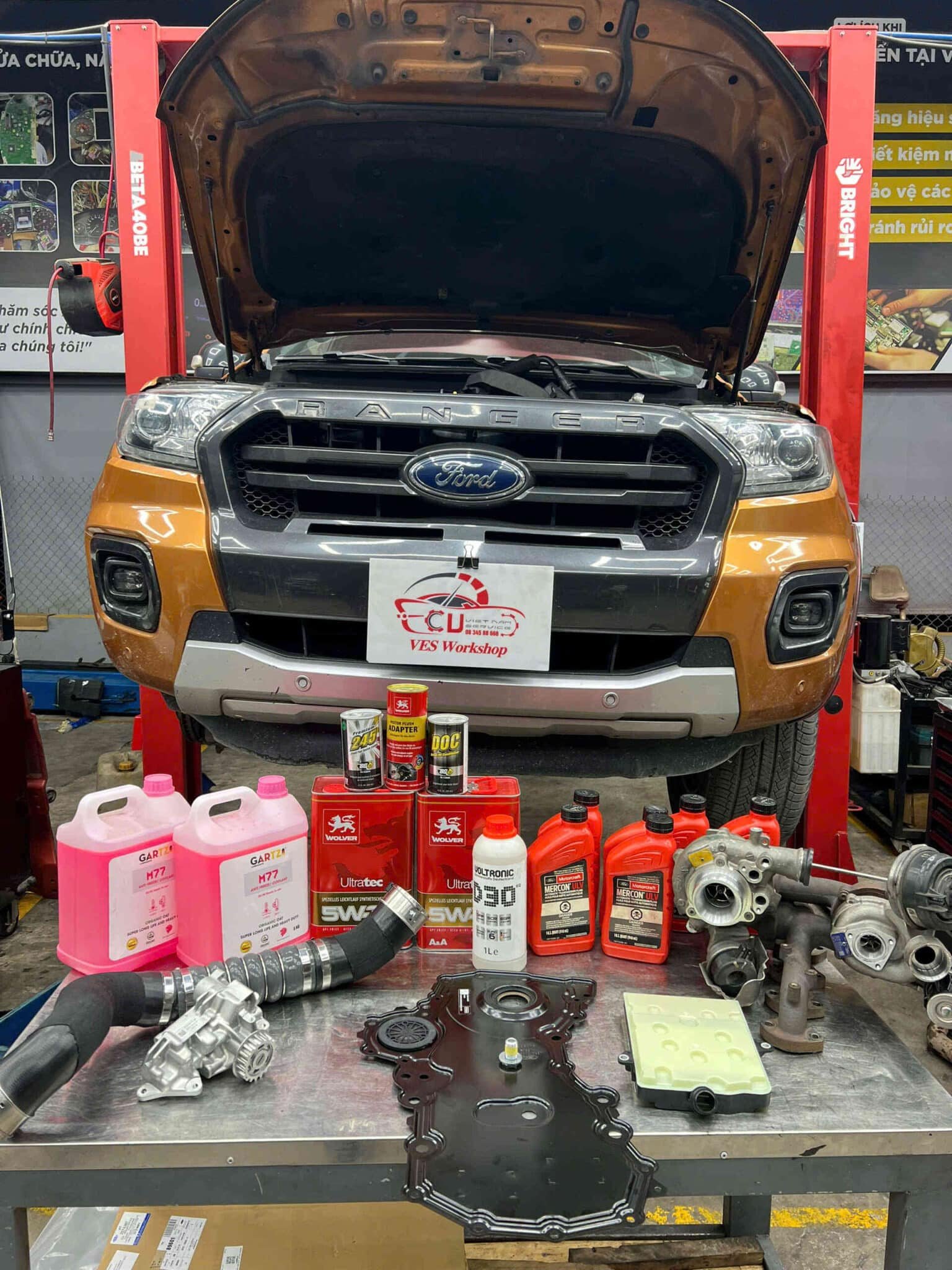 GARAGE BẢO DƯỠNG VÀ SỬA CHỮA XE FORD TẠI TP HCM UY TÍN, GIÁ RẺ, CHẤT LƯỢNG - VES WORKSHOP