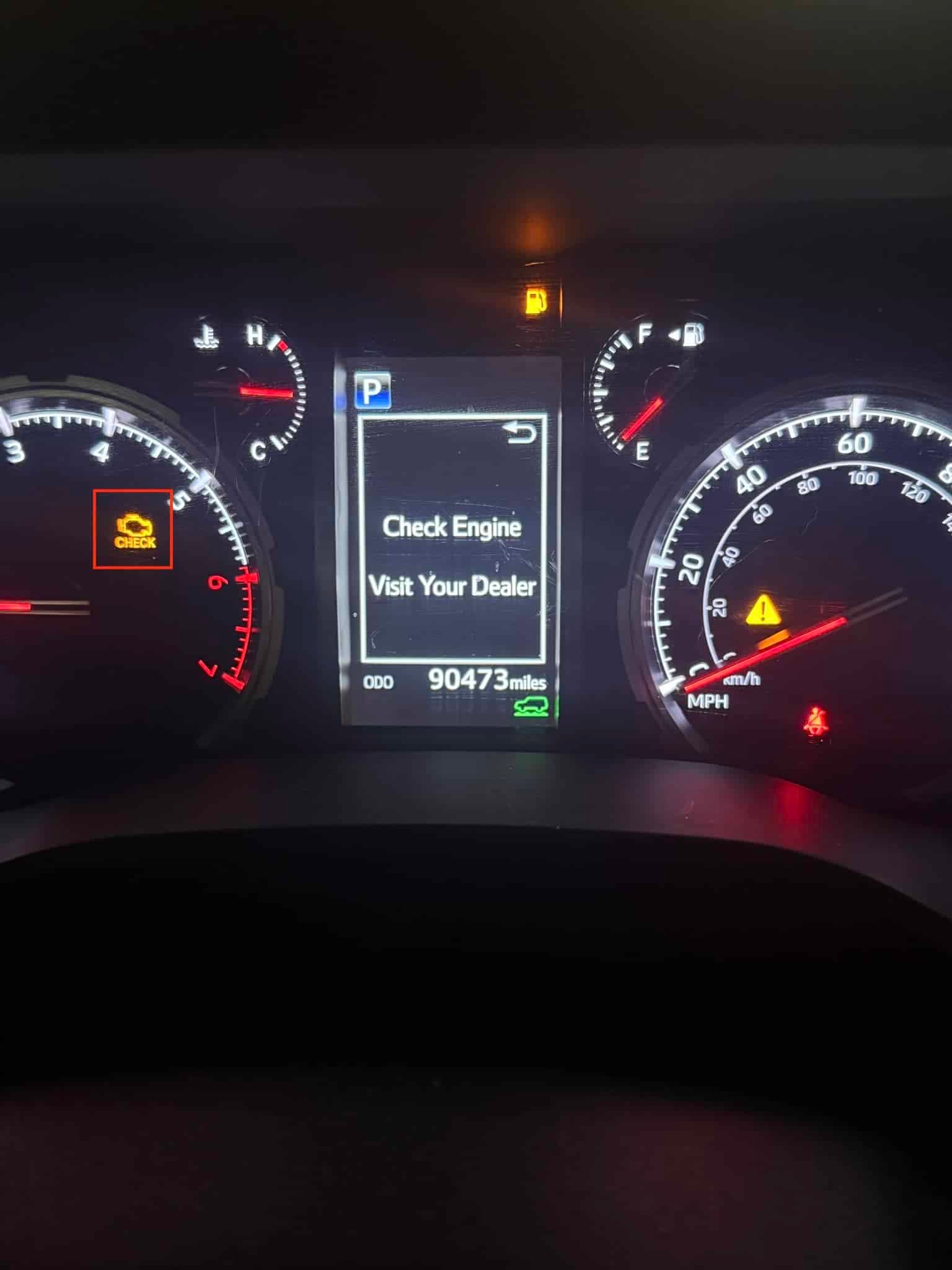 TẠI SAO ĐÈN CHECK ENGINE NHẤP NHÁY LIÊN TỤC ?