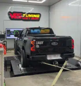 Ford Ranger 2.0 yếu khi chở nặng – kiểm tra công suất thực tế trên dyno tại VES Tuning