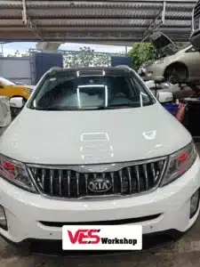 Kia Sorento báo lỗi ABS vào VES Workshop kiểm tra