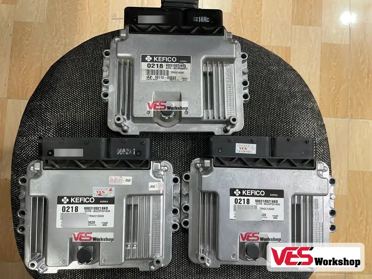 Ba hộp ECU Kefico Hyundai i10 gửi về Phòng Hộp VES Workshop kiểm tra