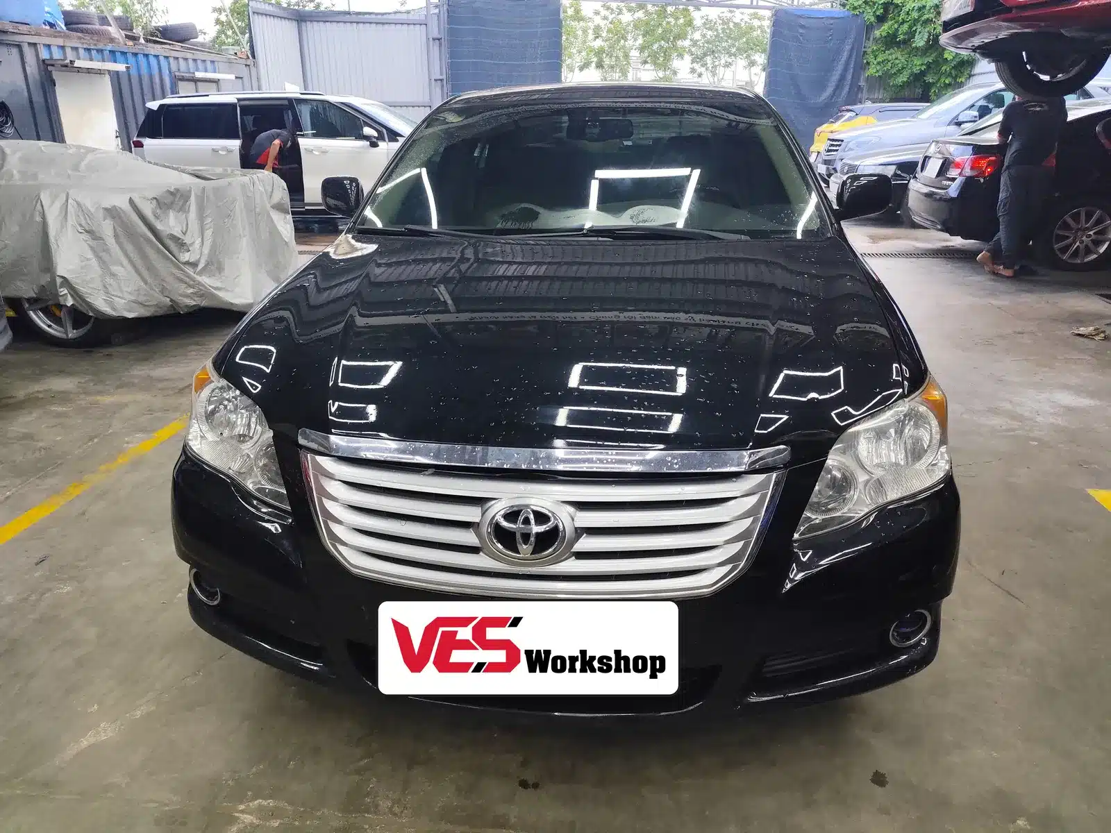 Toyota Avalon vào xưởng VES Workshop kiểm tra lỗi tự nhảy số